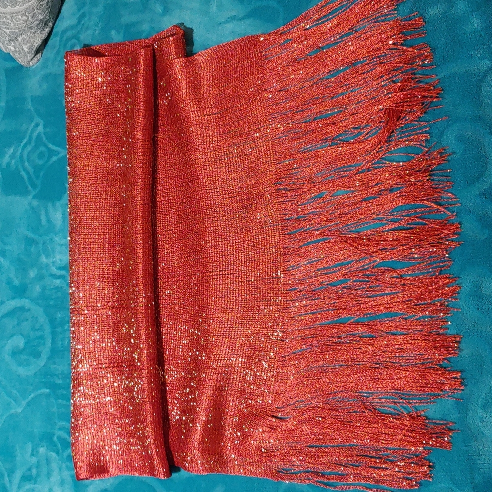 60" NEW sparkly scarf